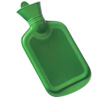 Alfacare Hot Water Bottle 2L - Πράσινο - Θερμοφόρα Νερού με Ραβδώσεις