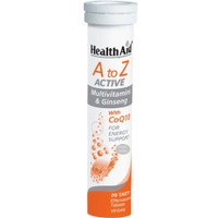 Δώρο Health Aid A to Z Active Multivitamins & Ginseng Tutti-Fruti 20 Effer.tabs - 