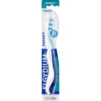 Elgydium Pocket Medium Travel Toothbrush 1 Τεμάχιο - Μπλε - Μέτρια Αναδιπλούμενη Οδοντόβουρτσα Ταξιδιού