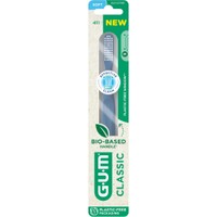 Gum Classic 411 Soft Toothbrush 1 Τεμάχιο - Μπλε - Μαλακή Οδοντόβουρτσα για την Καθημερινή Φροντίδα των Δοντιών & των Ούλων