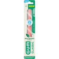 Gum Classic 411 Soft Toothbrush 1 Τεμάχιο - Πορτοκαλί - Μαλακή Οδοντόβουρτσα για την Καθημερινή Φροντίδα των Δοντιών & των Ούλων