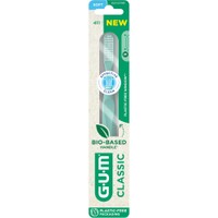Gum Classic 411 Soft Toothbrush 1 Τεμάχιο - Πράσινο - Μαλακή Οδοντόβουρτσα για την Καθημερινή Φροντίδα των Δοντιών & των Ούλων