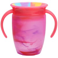 Munchkin Miracle 360 Trainer Cup 6m+, 207ml - Tropical Swirl 2 - Εκπαιδευτικό Βρεφικό Ποτηράκι με Χερούλια που δε Στάζει