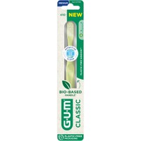 Gum Classic 410 Medium Toothbrush 1 Τεμάχιο - Κίτρινο - Μέτρια Οδοντόβουρτσα για την Καθημερινή Φροντίδα των Δοντιών & των Ούλων
