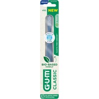 Gum Classic 410 Medium Toothbrush 1 Τεμάχιο - Μπλε - Μέτρια Οδοντόβουρτσα για την Καθημερινή Φροντίδα των Δοντιών & των Ούλων