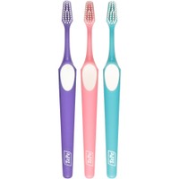 Tepe Supreme Soft Toothbrush 3 Τεμάχια - Μωβ / Ροζ / Γαλάζιο - Μαλακή Οδοντόβουρτσα που Διαθέτει Εργονομική Λαβή & Ίνες 2 Επιπέδων για Βελτιωμένη Προσπέλαση