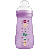 Mam Easy Active Baby Bottle 2+ Μηνών 270ml, Κωδ 360S - Μωβ - Μπιμπερό Πολυπροπυλενίου με Θηλή Σιλικόνης