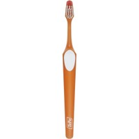 TePe Nova Medium Toothbrush 1 Τεμάχιο - Πορτοκαλί - Οδοντόβουρτσα Μέτριας Σκληρότητας που Διευκολύνει την Πρόσβαση στα Πίσω Δόντια & Κωνική Κεφαλή