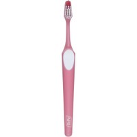 TePe Nova Medium Toothbrush 1 Τεμάχιο - Ροζ - Οδοντόβουρτσα Μέτριας Σκληρότητας που Διευκολύνει την Πρόσβαση στα Πίσω Δόντια & Κωνική Κεφαλή