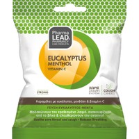 Δώρο Pharmalead Eucalyptus, Menthol & Vitamin C Strong Sore Throat & Cough Candies 40g - 