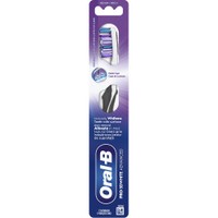 Oral-B Pro 3D White Advanced Medium Toothbrush 1 Τεμάχιο - Γκρι - Χειροκίνητη Οδοντόβουρτσα με Μεσαίας Σκληρότητας Ίνες για Φυσική Λεύκανση & Βαθύ Καθαρισμό
