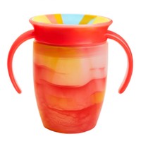 Munchkin Miracle 360 Trainer Cup 6m+, 207ml - Tropical Swirl 3 - Εκπαιδευτικό Βρεφικό Ποτηράκι με Χερούλια που δε Στάζει