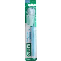 Gum Original White 561 Soft Toothbrush 1 Τεμάχιο - Γαλάζιο - Μαλακή Οδοντόβουρτσα για Φυσικά Λευκά Δόντια Κάθε Μέρα