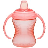 Munchkin Mighty Grip Trainer Cup 6m+, 237ml - Pink - Εκπαιδευτικό Βρεφικό Ποτηράκι με Χερούλια Ανθεκτικό στις Διαρροές