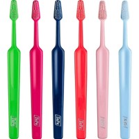 TePe Select Soft Toothbrush 6 Τεμάχια - Multicolor 5 - Μαλακές Οδοντόβουρτσες με Κωνική Κεφαλή για Αποτελεσματικό Καθαρισμό σε Διάφορα Χρώματα