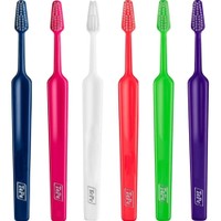 TePe Select Soft Toothbrush 6 Τεμάχια - Multicolor 12 - Μαλακές Οδοντόβουρτσες με Κωνική Κεφαλή για Αποτελεσματικό Καθαρισμό σε Διάφορα Χρώματα