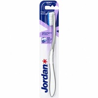 Jordan Clean Between Deep & Gentle Toothbrush Soft 0.01mm 1 Τεμάχιο - Γκρι - Μαλακή Οδοντόβουρτσα για Βαθύ Καθαρισμό με Εξαιρετικά Λεπτές Ίνες
