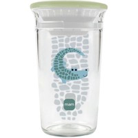 Mam Easy To Drink Cup Κωδ 473 8m+, 290ml - Πράσινο - Εκπαιδευτικό Ποτηράκι Μετάβασης από το Μπιμπερό με Καπάκι 360° Ειδικά Σχεδιασμένο Ενάντια των Διαρροών