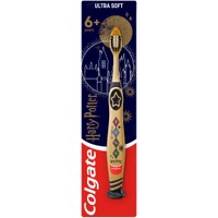 Colgate Kids Harry Potter 6+ Years Ultra Soft Toothbrush 1 Τεμάχιο - Χρυσό Μαύρο 1 - Οδοντόβουρτσα Μαλακή Σχεδιασμένη για τις Ανάγκες των Παιδιών 6 Ετών & Άνω