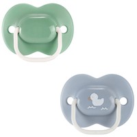 Tommee Tippee Anytime Orthodontic Silicone Soother 18-36m, 2 Τεμάχια - Πράσινο / Γκρι - Ορθοδοντική Πιπίλα Σιλικόνης που δεν Εμποδίζει την Σωστή Ανάπτυξη των Δοντιών