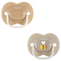Tommee Tippee Anytime Orthodontic Silicone Soother 18-36m - Καφέ / Εκρού - Ορθοδοντική Πιπίλα Σιλικόνης που δεν Εμποδίζει την Σωστή Ανάπτυξη των Δοντιών