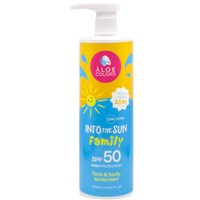 Aloe Colors Promo Into The Sun Family Spf50 Face & Body Sunscreen 450ml - Αντηλιακή Κρέμα Προσώπου & Σώματος με Υψηλή Προστασία για Απαλό Δέρμα με Άρωμα Πούδρας