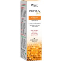 Power Health Propolis Gold Vitamin C 1000mg 20 Effer.tabs - Συμπλήρωμα Διατροφής με Βιταμίνη C & Εκχύλισμα Πρόπολης για Ενίσχυση του Ανοσοποιητικού Συστήματος & Αντιοξειδωτική Προστασία με Γεύση Τζίντζερ - Λεμόνι