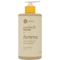 Medisei Panthenol Extra Femme 3in1 Cleanser 500ml - Γυναικείο Αφρόλουτρο - Σαμπουάν για Πρόσωπο - Σώμα - Μαλλιά με Ανατολίτικο Άρωμα & Νότες Βανίλιας