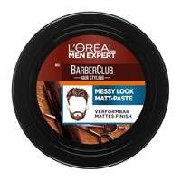 L'oreal Paris Men Expert BarberClub Messy Hair Molding Clay Μεσαίο Κράτημα & Ματ Τελείωμα για Μούσια & Μαλλιά 75ml