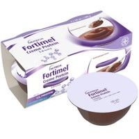 Nutricia Fortimel Creme Protein 1.6kcal/g, 500g (4x125g) - Chocolate - Συμπλήρωμα Διατροφής Κρέμας Πλούσιας σε Πρωτεΐνες, Βιταμίνες & Μέταλλα για την Υποστήριξη Κατά τη Διάρκεια Θεραπείας ή Αποκατάστασης με Γεύση Σοκολάτα