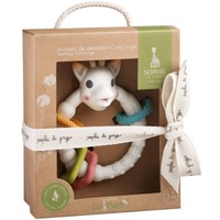 Sophie La Girafe Teething Colo' Rings 3m+ Κωδ 220120, 1 Τεμάχιο - Πολύχρωμος Δακτύλιος Οδοντοφυΐας από Καουτσούκ με Διαφορετικές Υφές