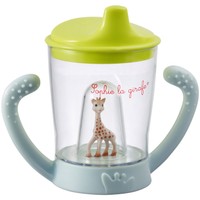 Sophie La Girafe Non-Drip Cup 6m+, 180ml Κωδ S450409 - Εκπαιδευτικό Ποτηράκι με Ειδικό Στόμιο & Χερούλια για Εύκολη Μετάβαση στο Ποτήρι