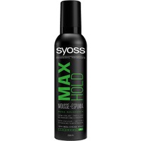 Syoss Mousse Max Hold Επαγγελματικός Αφρός Μαλλιών για Δυνατό Κράτημα & Styling Μεγάλης Διάρκειας 250ml