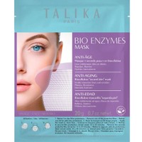 Talika Bio Enzymes Anti-Aging Mask 20g - Ισχυρή Βιοενεργή Αντιγηραντική Μάσκα Προσώπου σε Βάση Νανοϊνών για Ενυδάτωση & Αναζωογόνηση