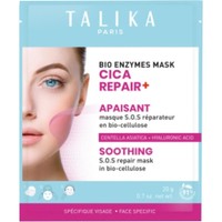 Talika Bio Enzymes Cica Repair Soothing Mask 20g - Ενυδατική Μάσκα Προσώπου Βιοκυτταρίνης με Νερό Καρύδας