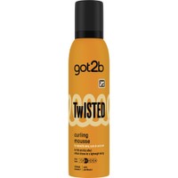 Schwarzkopf Got2b Twisted Curling Mousse 250ml - Αφρός Κατά του Φριζαρίσματος για Τέλειες Μπούκλες