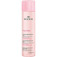 Nuxe Very Rose 3in1 Soothing Micellar Water 200ml - Μικυλλιακό Νερό Καθαρισμού & Ντεμακιγιάζ Προσώπου - Ματιών με Ροδόνερο, Κατάλληλο για Όλους τους Τύπους Επιδερμίδας