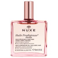 Nuxe Huile Prodigieuse Florale Multi-Purpose Dry Oil 50ml - Πολυχρηστικό Ξηρό Λάδι για Πρόσωπο, Σώμα & Μαλλιά με Άρωμα Λουλουδιών