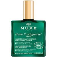 Nuxe Huile Prodigieuse Neroli Multi-Purpose Dry Oil for Face, Body & Hair 100ml - Ξηρό Λάδι με Έλαιο Δαμάσκηνου για Πρόσωπο, Σώμα, Μαλλιά