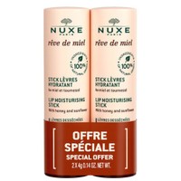 Nuxe Promo Reve de Miel Lip Moisturising Stick 8g (2x4g) - Ενυδατικό Stick Χειλιών