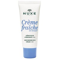 Nuxe Creme Fraiche de Beaute 48H Moisturising Rich Face Cream 30ml - Κρέμα Προσώπου Πλούσιας Υφής 48ωρης Ενυδάτωσης για Ξηρή Επιδερμίδα