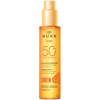 Nuxe Sun Tanning Oil Spf50, 150ml - Αντηλιακό Λάδι Μαυρίσματος Υψηλής Προστασίας για Πρόσωπο & Σώμα