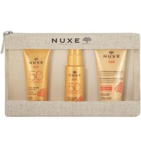 Δώρο Nuxe Sun Face & Body Melting Spf50 Sun Cream 30ml & Delicious Spf50 Spray 50ml & Refreshing After Sun Lotion 50ml & Νεσεσέρ 1 Τεμάχιο - 