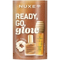 Nuxe Promo Reve de Miel Honey Lip Care Oil 10ml & Huile Prodigieuse Or 10ml & Δώρο Hair Scrunchie σε Τυχαία Επιλογή Χρώματος 1 Τεμάχιο - Ενυδατικό Λάδι Χειλιών που Προσφέρει Λάμψη & Ιριδίζον Ξηρό Λάδι Ενυδάτωσης & Λάμψης για Πρόσωπο, Σώμα & Μαλλιά & Scrunchie για τα Μαλλιά