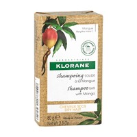 Klorane Mango Solid Shampoo Bar Dry Hair 80gr - Μπάρα Σαμπουάν με Μάνγκο για Ξηρά Μαλλιά