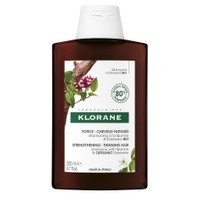 Klorane Quinine & Edelweiss Shampoo Strengthening - Thinning Hair 200ml - Σαμπουάν Ενδυνάμωσης με Κινίνη & Εντελβάις, Κατά της Τριχόπτωσης
