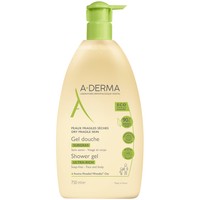 A-Derma Ultra Rich Shower Gel for Dry & Fragile Skin 750ml - Πλούσιο Gel Καθαρισμού Προσώπου & Σώματος για Ξηρή & Ευαίσθητη Επιδερμίδα