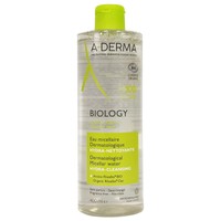 A-Derma Biology Dermatological Micellar Water Hydra-Cleansing 400ml - Απαλό Νερό Ντεμακιγιάζ με Μικύλλια για το Εύθραυστο Δέρμα