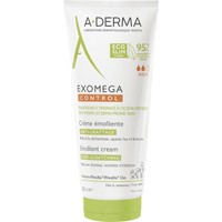 A-Derma Exomega Control Emollient Cream 200ml - Μαλακτική Κρέμα Κατά του Αισθήματος Κνησμού