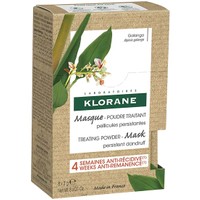 Klorane Galangal Treating Powder Hair Mask 8 Sachets - Μάσκα Μαλλιών σε Μορφή Πούδρας Κατά Της Επίμονης Πιτυρίδας